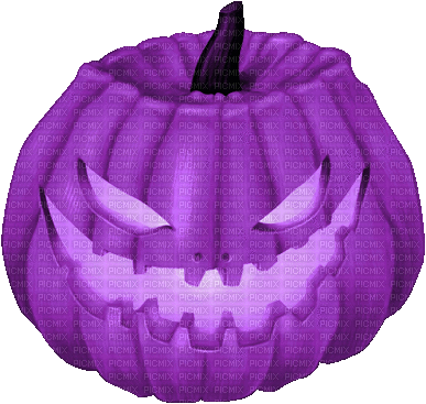 Jack O Lantern.Purple.Animated - KittyKatLuv65 - Darmowy animowany GIF