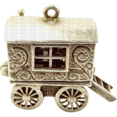 Kaz_Creations Transport Gypsy Caravan Wagon - gratis png