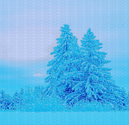 blue winter - Darmowy animowany GIF