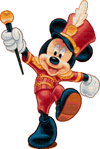MMarcia gif Mickey Mouse - Gratis animerad GIF