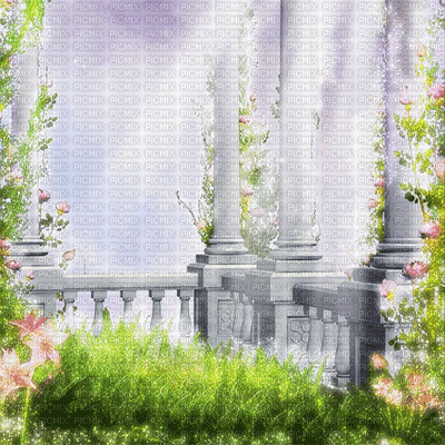 Spring Animated Background©Esme4eva2021 - Gratis animerad GIF