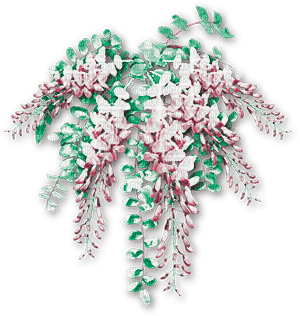 soave deco flowers  spring branch pink green - zdarma png