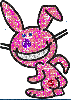 happy bunny - GIF animasi gratis