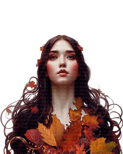 Осенний портрет - фрее пнг