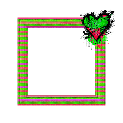 Small Pink/Green Frame - δωρεάν png