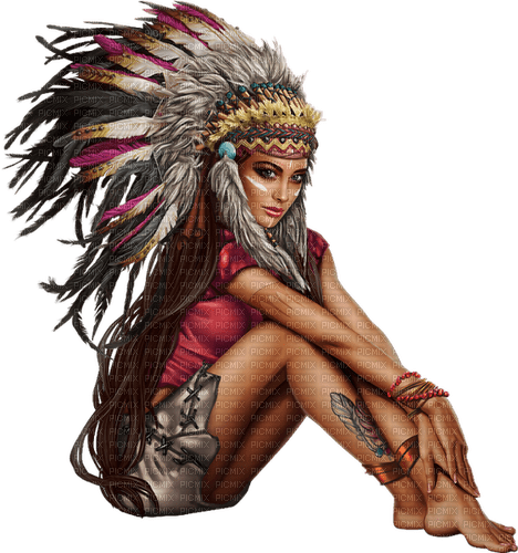 Indianer women. Native Indian women. Leila - bezmaksas png