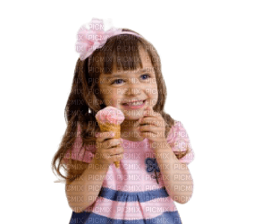 Kaz_Creations Child Girl Ice Cream Cone - png grátis