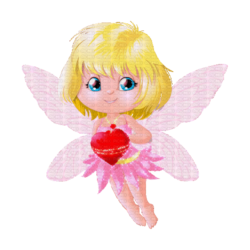 valentine fairy by nataliplus - GIF animé gratuit