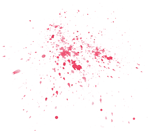 dolceluna pink deco splatter - PNG gratuit