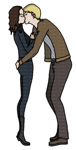 Maggie and Steve - Free PNG