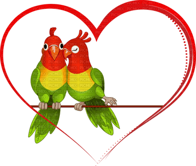 Kathleen Reynolds  Love Birds - 免费PNG