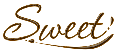 Sweet.Text.Brown.chocolate.Victoriabea - png ฟรี