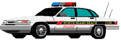 Kaz_Creations Animated Police Car - Безплатен анимиран GIF