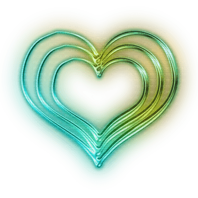 green heart - PNG gratuit