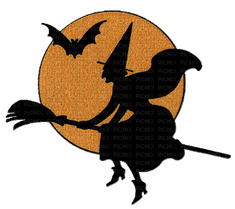 minou-halloween-witch - 無料png
