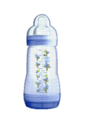 nappflaska-blue-baby bottle - Free PNG