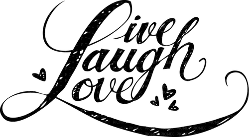 live laugh love quote - png gratis