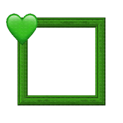 Small Green Frame - Animovaný GIF zadarmo
