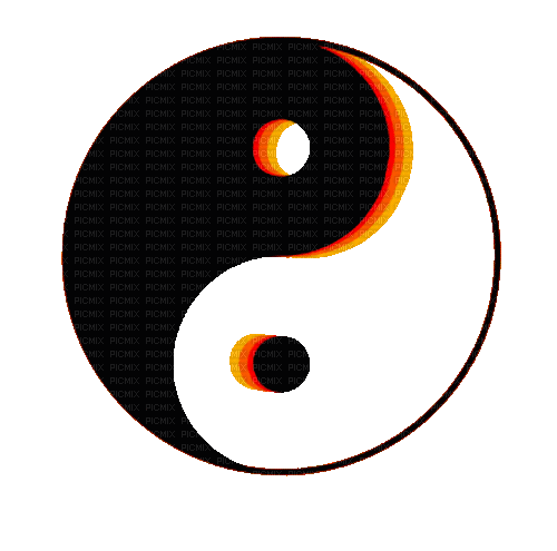 MMarcia gif yin yang - Бесплатни анимирани ГИФ