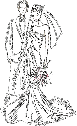 Glitter mariage noir - Nemokamas animacinis gif