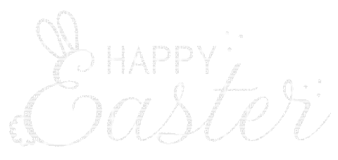 happy easter text animated - GIF animate gratis