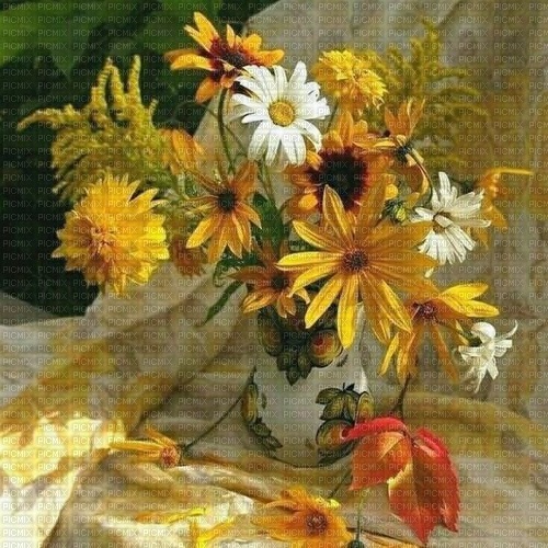 Цветы в вазе - gratis png