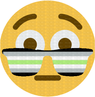 Agender Pride glasses emoji - δωρεάν png