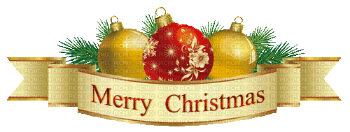 merry christmas text milla1959 - GIF animado gratis