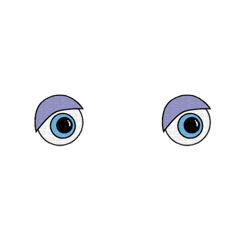 Ojos dormilones - Free animated GIF