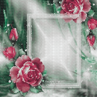 soave background animated vintage pink green - 免费动画 GIF