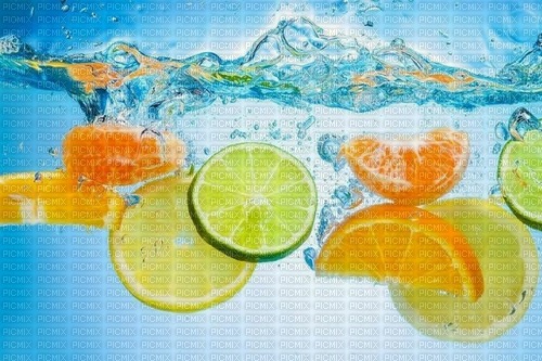 fruits in water - ücretsiz png