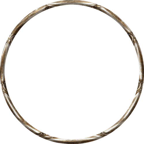 Frame.Circle.Gold.round.Victoriabea - 免费PNG