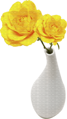 Kaz_Creations Flowers Flower Vase - png ฟรี