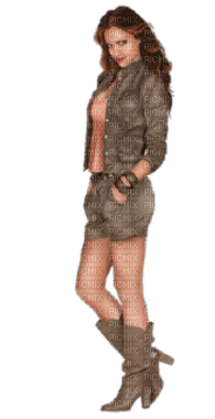 femme brun marron - ücretsiz png