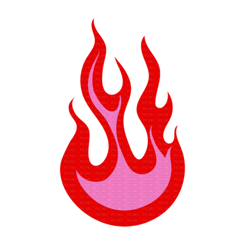 pink red flame - gratis png