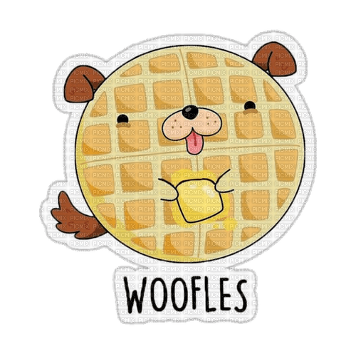 funny waffle - zdarma png