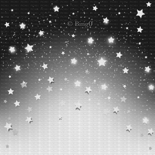 Y.A.M._Background stars sky black-white - Gratis animeret GIF