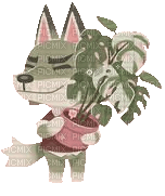 Dobie with a Plant - Free PNG