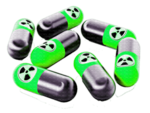radioactive pills - zadarmo png