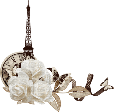 deco -Paris-blomma - zadarmo png