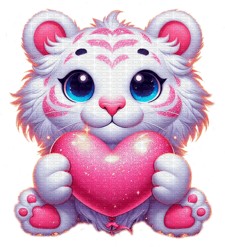 st.Valentine tiger by nataliplus - δωρεάν png