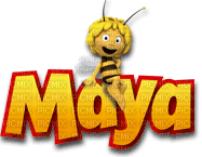 Kaz_Creations Cute Cartoon Love Bees Bee Wasp Text Maya - gratis png