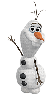 frozen snowman olaf disney cartoon movie - png ฟรี