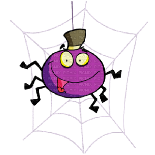 Kaz_Creations Cartoon Funny Spiders - PNG gratuit