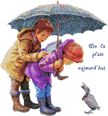 de la pluie - Bezmaksas animēts GIF