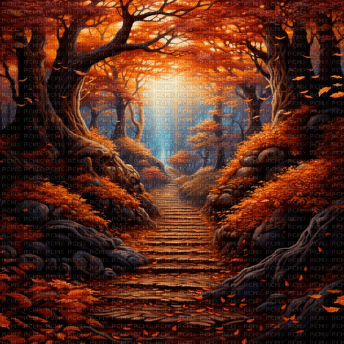 autumn background by nataliplus - bezmaksas png
