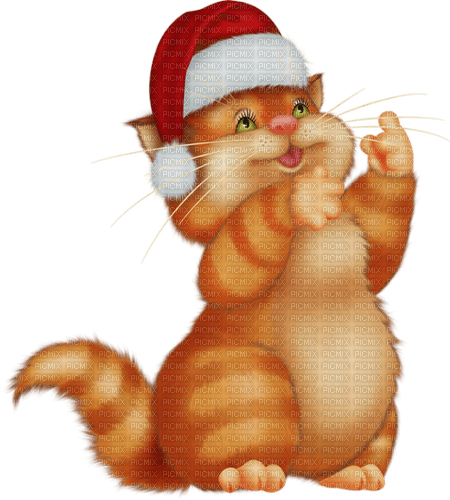 christmas cat by nataliplus - png gratis