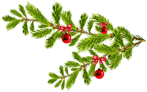 Christmas.Winter.Deco.Green.Red - gratis png