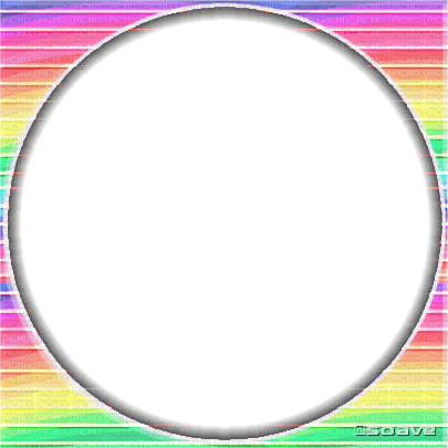 soave frame circle rainbow - gratis png