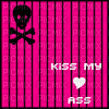 kiss my ass - Gratis animerad GIF